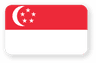 Horizontal bicolor of red over white. Top-left features a white crescent moon and five stars in a circle.