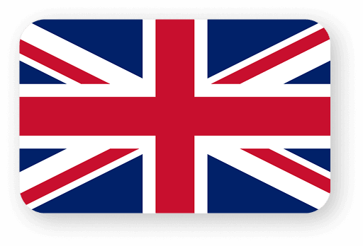 A blue field with the red cross of Saint George edged in white, superimposed on the diagonal crosses of St Patrick and St Andrew.