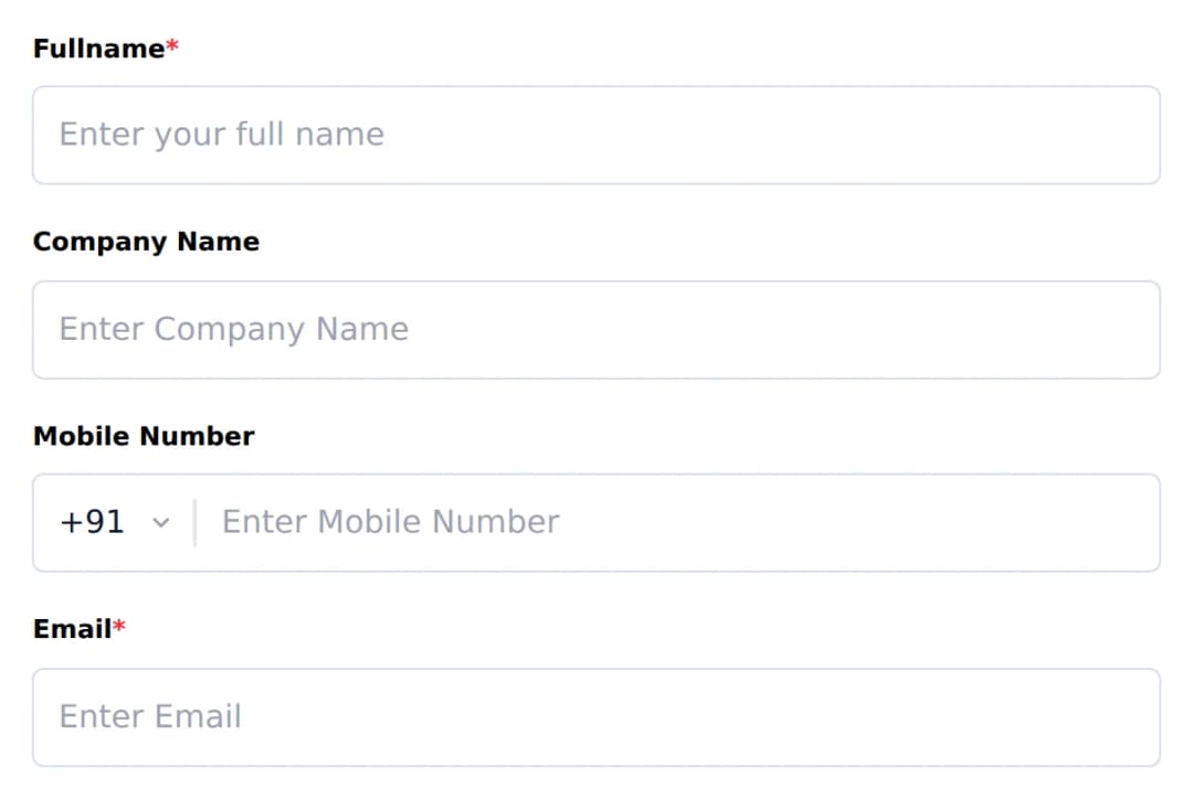 Our contact form, the same one you use to request a free migration